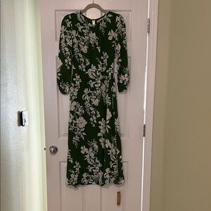 NWT- Reformation Forest Dress in Mystique